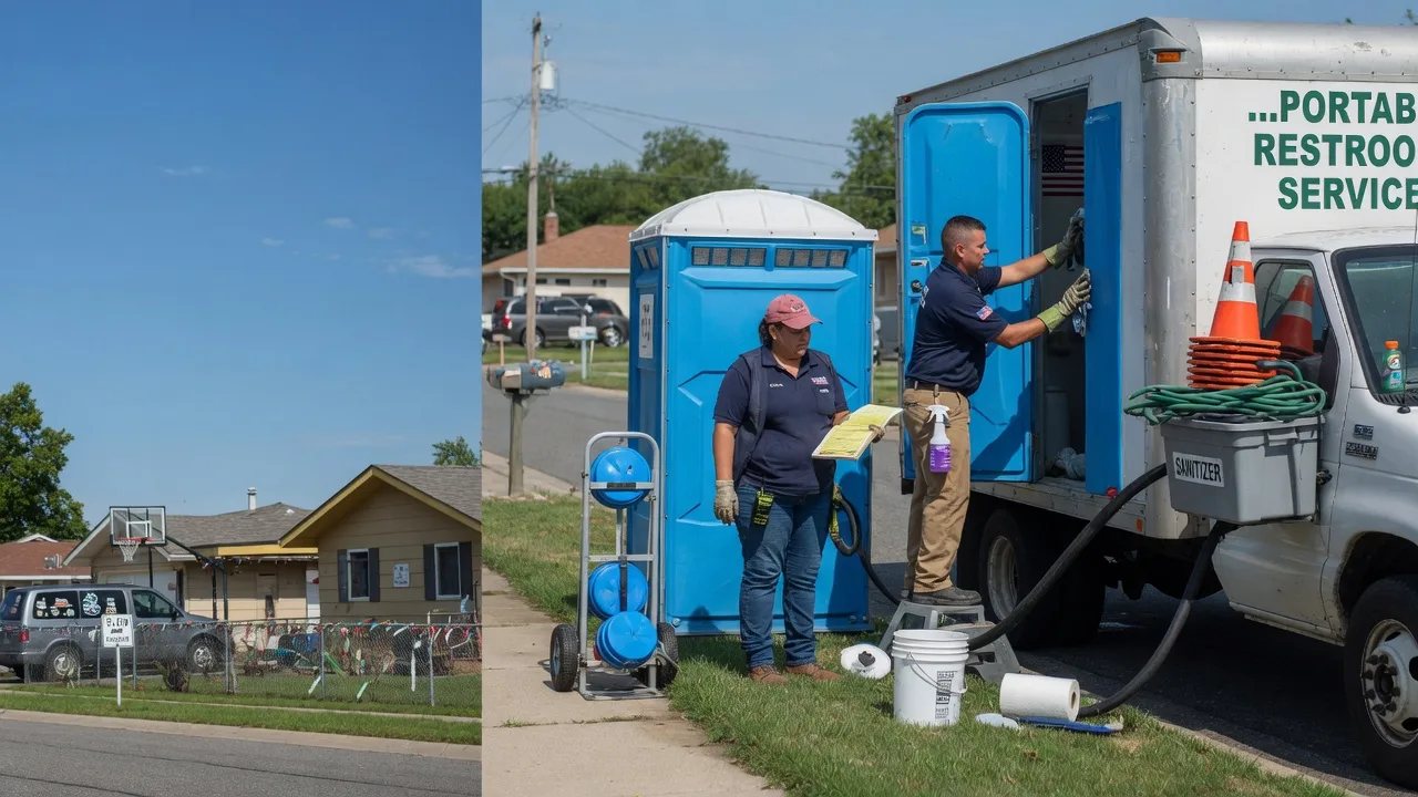 Portable Toilet Rental in Brockton, PA near me